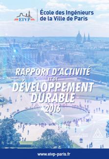 Couverture du rapport développement durable et responsabilité sociale 2016
