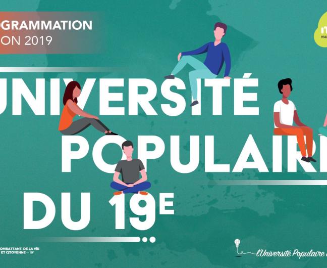 L'Université Populaire du 19e - saison 2019